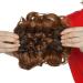 Buy SEGO Real Hair Extensions Bun Hairpiece - Light Brown Updos & Hair Ties for Perfect Hairstyles - Buy Online on GoSupps.com