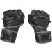 Elite Leather Gym Gloves with 2 Wide Wrist Wraps - Black X-Large - Buy Online on GoSupps.com