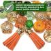 Mandala Crafts Cord End Cap & Kumihimo Finding Kit - 840 PCs, Antique Brass Assorted Sizes for Jewelry Making, Leather & Tassels - Buy Online on GoSupps.com