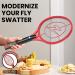 ZAP iT! Rechargeable Bug Zapper Racket 4000V - USB Charging Cable - Large Red - Buy Online on GoSupps.com