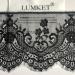 Lace Realm Replaceable LUMKET Black Eyelash Lace Fabric 7x120 - Floral Lace Trim for Sewing & Crafts (640 Black) - Buy Online on GoSupps.com