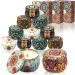 Vetour 8PCs Soy Wax Fragrance Candles - Aromatherapy Orange Lemon Vanilla Rose - 30 Hour Burn Time - Perfect Gift for Women Girls Parties & Birthdays - Retro Bohemian Style - Buy Online on GoSupps.com