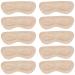 Mintfoot Leather Heel Grips - 10 Pieces - Shoe Liners for Women & Men - Heel Snugs to Stop Blisters & Cuts