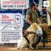Service Dog Harness with Hook and Loop Straps, Handle | Reflective Patch, Mesh Design | Red, Small, XXS to XXL - Buy Online on GoSupps.com