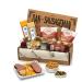 Dan the Sausageman's Mt. Rainier Gourmet Gift Basket -Featuring Dan's Summer Sausage, Wisconsin Cheeses, Dan's Sweet Hot Mustard and Seattle Truffles