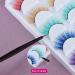 NICENEEDED 7 Pairs Colorful False Eye Cluster Lashes - Cosplay & Halloween Fluffy Faux Eyelash Extensions for Women & Girls - Buy Online on GoSupps.com