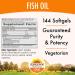 Sundown Naturals Fish Oil 1000 mg - 144 Softgels | Heart & Joint Support - Buy Online on GoSupps.com