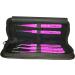 Professional Stainless Steel Eyelash Extension Tweezers Set of 5 with Travel Case - Pink Effect - Buy Online on GoSupps.com