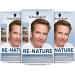 Men Perfect Re-Nature Men Medium Blonde to Medium Brown (3 x 145 ml), Repigmenting Cream, Restores Natural Hair Colour to Hairless Hair and Gently Conceals Grey Hair