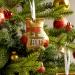 Leone 1947 Small decorative boxing glove for the Christmas tree Christmas decoration unisex adults gold standard size gold unit size