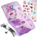 Doll Bicycle Seat - Glitter Purple Bike Attachment for 18-22 Dolls & Stuffed Bears | Decorate Yourself Decals + Hardware Included! Perfect Girls Kids Summer Spring Gift - Buy Online on GoSupps.com