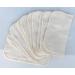 Organic 1 Ply Washable Baby Wipes 8x8 Inches - 10 Pack | Eco-Friendly Cotton Thread Sewn - Buy Online on GoSupps.com