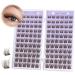 ALICE Brown Lash Clusters | Natural Wispy Dark Brown Eyelashes | 8-16mm C Curl Handmade Faux Mink 132 Pcs - Buy Online on GoSupps.com
