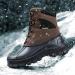 UPSOLO Men's Duck Boots 7.5 Brown - Waterproof Outdoor Shoes - Buy Online on GoSupps.com