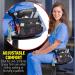 Kangapak Nurse Fanny Pack with Stethoscope Holder - Emergency Supplies Organizer Bag for Medical Professionals (Black/Noche) - Buy Online on GoSupps.com