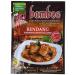 bamboe - RENDANG - INDONESIAN DRY CURRY PASTE - INDONESIAN INSTANT SPICES - 6 x 1.2 OZ /36 g - Product of Indonesia by Bamboe 1.2 Ounce (Pack of 6)
