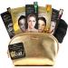 7th Heaven RenewYou Golden Luxury Skincare Gift Set - Contains a Variety of Face Masks to Cleanse and Hydrate Skin Gold Cosmetic Bag and Soft Cleansing Face Cloth