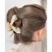 High-Quality 10 cm Large Claw Clip for Women - Perfect Hair Accessory for Thick Hair - Stylish White Hair Jewelry - Buy Online on GoSupps.com