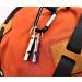 Real Sic Steel Emergency Whistle Keychain - Loud Portable Safety Whistle for Survival & Pet Training - Bamboo Rainbow & Silver - Buy Online on GoSupps.com