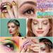 24 Boxes Holographic Nail Art Sequins Sets - Glitter Mermaid Powder Decorations for Manicure, Face, Eyes, Body, Hair - Chic Pattern - Buy Online on GoSupps.com