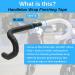 Domain Cycling Waterproof Self-Fusing Silicone Bike Handlebar Tape - 10 Ft Roll, Black - Buy Online on GoSupps.com