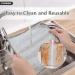 12 Pcs Wire Dishwashing Rag for Wet and Dry 7.9x7.9 inch Non Scratch Wire Dishcloth Reusable Cleaning Cloth Dish Multipurpose Wire Dishwashing Rags for Dishes Sinks Counters - Buy Online on GoSupps.com