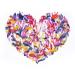 Uniquilling Quilling Paper Quilling Kit for Adults Beginner  16*20-inch Blooming Heart  Exquisite DIY Paper Filigree Painting Kits Quilling Tools  Home Room Wall Art Decor Best Gifts(Basic) Blooming Heart Basic