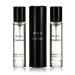 CHANEL Bleu De Eau De Toilette Travel Spray & Two Refills for Men - 3x20ml/0.7oz Wood 2.1 Fl Oz (Pack of 1)