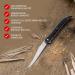 B ker Plus Texas Tooth Pick Flipper Knife - VG-10 Blade G10 Handle One-Handed Folding Pocket Knife with Clip - Buy Online on GoSupps.com