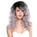 Buy WIG ME UP RGF-6467C-T1B/SILVER - Long Voluminous Ombre Black to Silver Grey Women's Wig - Buy Online on GoSupps.com