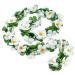 Basil bike decoration flower garland white