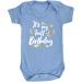 Hippowarehouse It's my half Birthday baby vest bodysuit (short sleeve) boys girls
