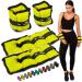C.P.Sports Weighting cuff couple (2 Set) or combination packs for wrist & ankle |Weights for arms & legs |0.5kg - 8kg |Ankle Weights for fitness jogging endurance strength training gym couple 1 0kg