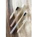 Buy Lucky Teeth Replaceable Bamboo Toothbrush with Aluminum Handle - 3 Soft Copper White Bristle Heads - Eco-Friendly & International Shipping - Buy Online on GoSupps.com
