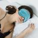 Silk Sleep Mask for Women and Men - Adjustable Non-Slip Strap - Comfortable Cooling Eye Mask - Light Blocking - Turquoise - Buy Online on GoSupps.com