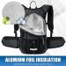 MIRACOL Hydration Backpack with 2L Water Bladder Insulated Water Backpack Perfect Pack for Running Hiking Cycling Camping Charcoal Grey - Buy Online on GoSupps.com
