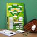 Magnetic Baseball Dugout Board Set - 100 Lineup Cards, 80 Tabs, 2 Hooks, 2 Markers - Coach Display for Softball/Baseball Game - Buy Online on GoSupps.com