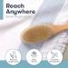Nellam Dry Body Brush - Exfoliating Scrub Brush for Bath & Shower | Thick Bristles for Lymphatic Drainage, Cellulite Reduction & Skin Health - Buy Online on GoSupps.com