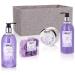 BRUBAKER Lavender Mint Bath & Shower Set - 12-Piece Gift Set in Decorative Jute Box | International Shipping Available - Buy Online on GoSupps.com