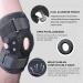 Hinged Knee Brace for Men & Women - Adjustable Support Wrap for Pain Relief - Patellar Tendon Sleeve for Strains, Sprains, ACL and MCL Injuries - Large Black - Buy Online on GoSupps.com