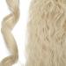 26 Inch Bleach Blonde Curly Wrap Around Ponytail Hair Extension - Synthetic Magic Yaki Corn Wave Ponytail - Buy Online on GoSupps.com