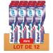 Signal toothbrush Dure 12 pieces Integral 8 Soin Complet for perfect oral hygiene recyclable (12 pieces) Integral 8 intensive care 12 pieces (1 Pack)