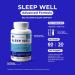 RAPHA HEALTH - Sleep Well | Natural Sleep Aid with Magnesium Glycinate Valerian Root and Chamomile | Non-Habit Forming | 60 Capsules - 30 Nights of Restful Sleep - Buy Online on GoSupps.com