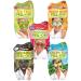 7th Heaven Face Masks Peel Off Gift Set - 5 x Peel Off Face Masks to Cleanse & Hydrate - Peel Off Skincare Set of Tea Tree Manuka Honey Passion Black Seaweed and Green Tea