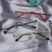 Abetos Half Frame Reading Glasses for Men & Women - Stylish Metal Fashion Light Narrow Design Red 2.0x Lens - Perfect Reading Aid - Buy Online on GoSupps.com