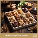 Premium Nuts Gift Basket in Wooden Tray | 12 Assortments | Holiday & Birthday Gourmet Bouquet | Healthy Kosher Snack Box | Men & Women Care Package - Buy Online on GoSupps.com