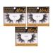 i-ENVY Luxury Mink Collection False Eyelashes 100% Real Mink Glamorous Eye Look Lashes Maximum Fluffiness 3D Multi-Curl Angle (3 Pack)
