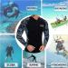 Wetsuit Top for Men and Women - 3/2mm Neoprene Jacket for Aquaerobics, Diving, and Cold Water - XX-Large - Buy Online on GoSupps.com