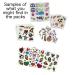 Savvi Mega Value Temporary Tattoo Kit - 625 Fake Tattoos for Kids of All Ages - Buy Online on GoSupps.com