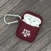 Texas A&M Aggies Silicone Case Cover for Apple AirPods Gen 1 & 2 - Maroon | AFFINITY BANDS - Buy Online on GoSupps.com